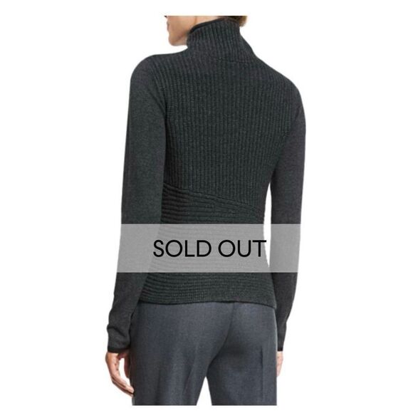 Elie Tahari
Vienna Turtleneck Asymmetric Sweater - Picture 8 of 8